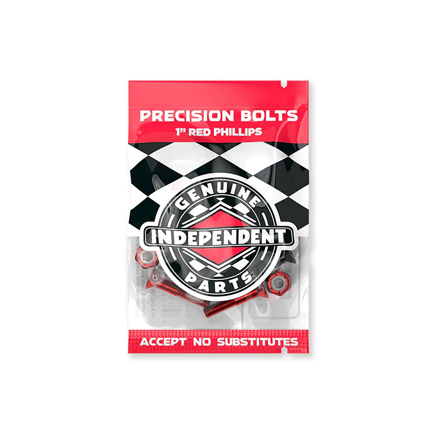 Independent 1 inch Phillips Hardware - Red/Black