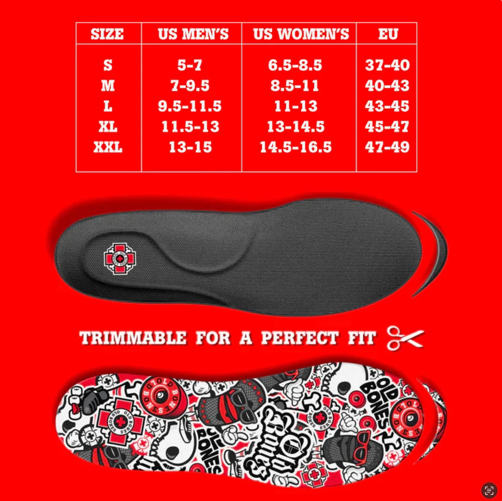 Old Bones Therapy Insoles - All Day Foot Insoles